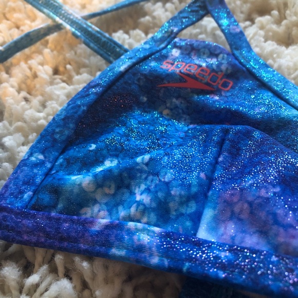 Speedo Mermaid Tie-Back Bikini Top - Picture 2 of 4